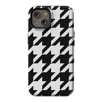 Houndstooth | High Contrast Design Case Phone Case Casetry Essential + MagSafe® iPhone 14
