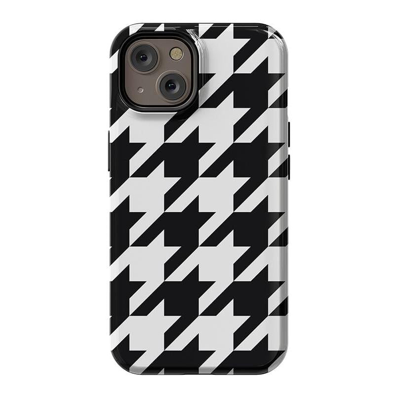 Houndstooth | High Contrast Design Case Phone Case Casetry Essential + MagSafe® iPhone 14
