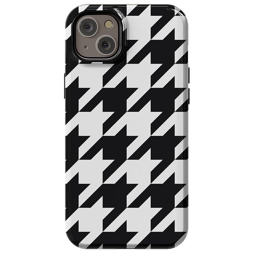 Houndstooth | High Contrast Design Case Phone Case Casetry Essential + MagSafe® iPhone 15 Plus
