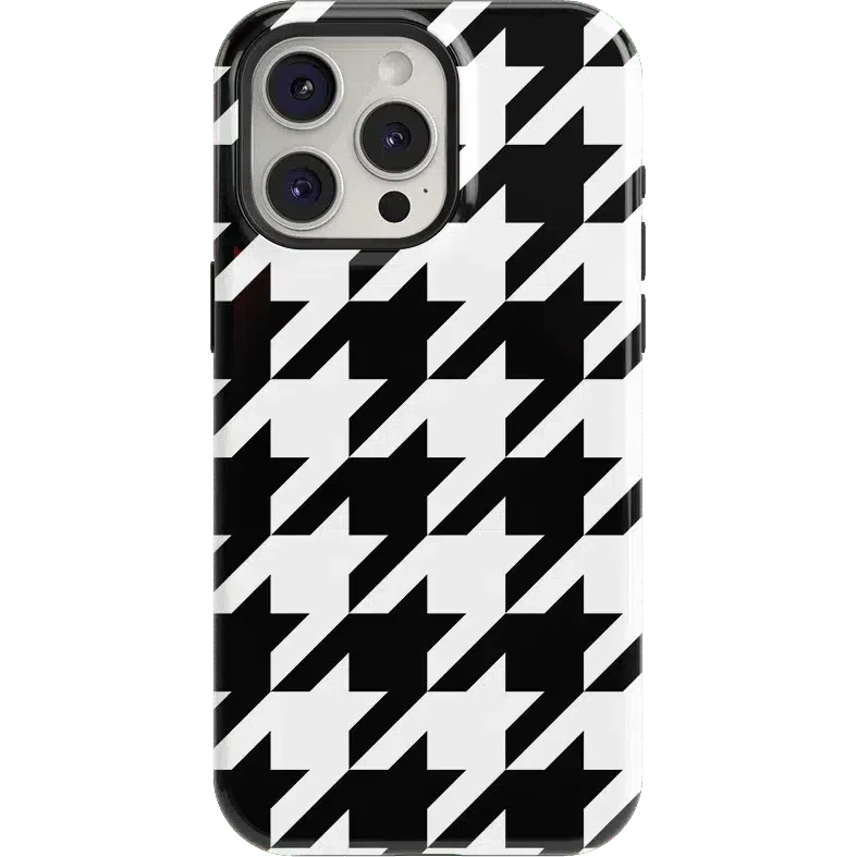 Houndstooth | High Contrast Design Case Phone Case Casetry Essential + MagSafe® iPhone 15 Pro