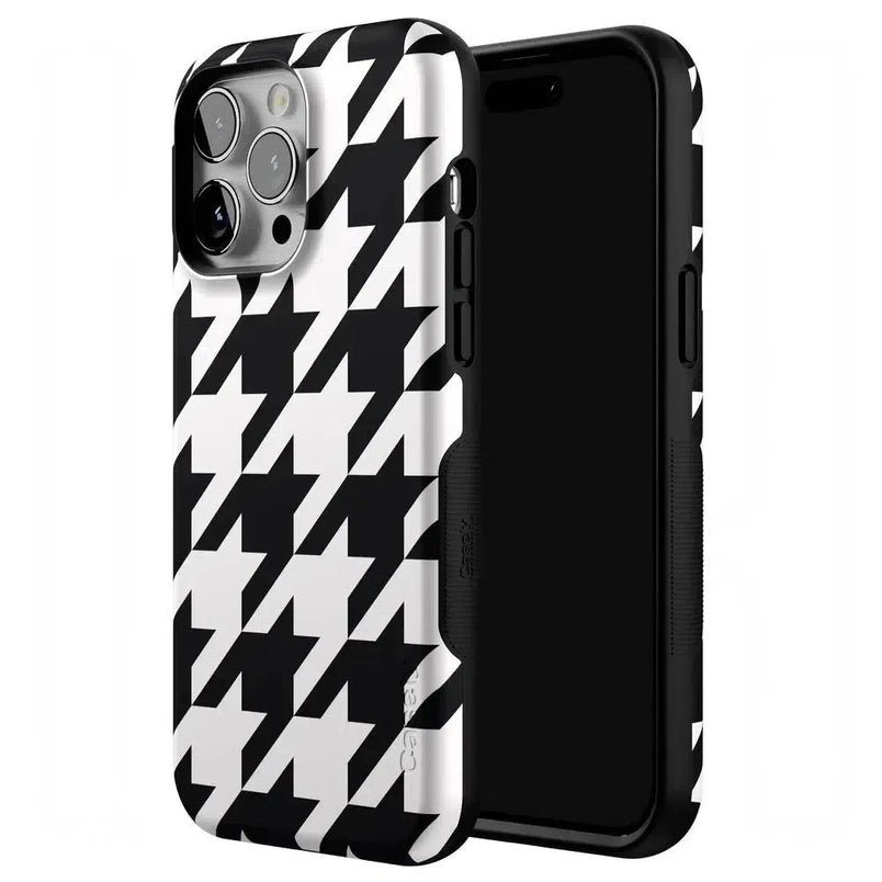 Houndstooth | High Contrast Design Case Phone Case Casetry 