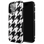 Houndstooth | High Contrast Design Case Phone Case Casetry 