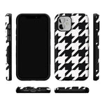 Houndstooth | High Contrast Design Case Phone Case Casetry 