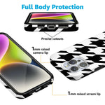 Houndstooth | High Contrast Design Case Phone Case Casetry 