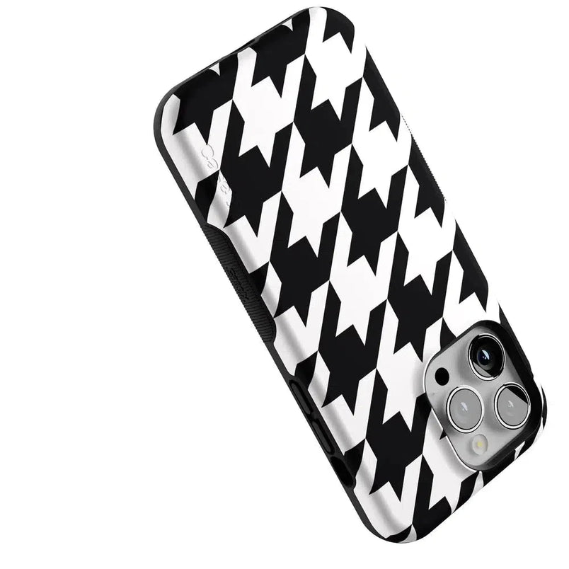Houndstooth | High Contrast Design Case Phone Case Casetry 