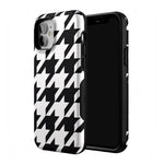 Houndstooth | High Contrast Design Case Phone Case Casetry 