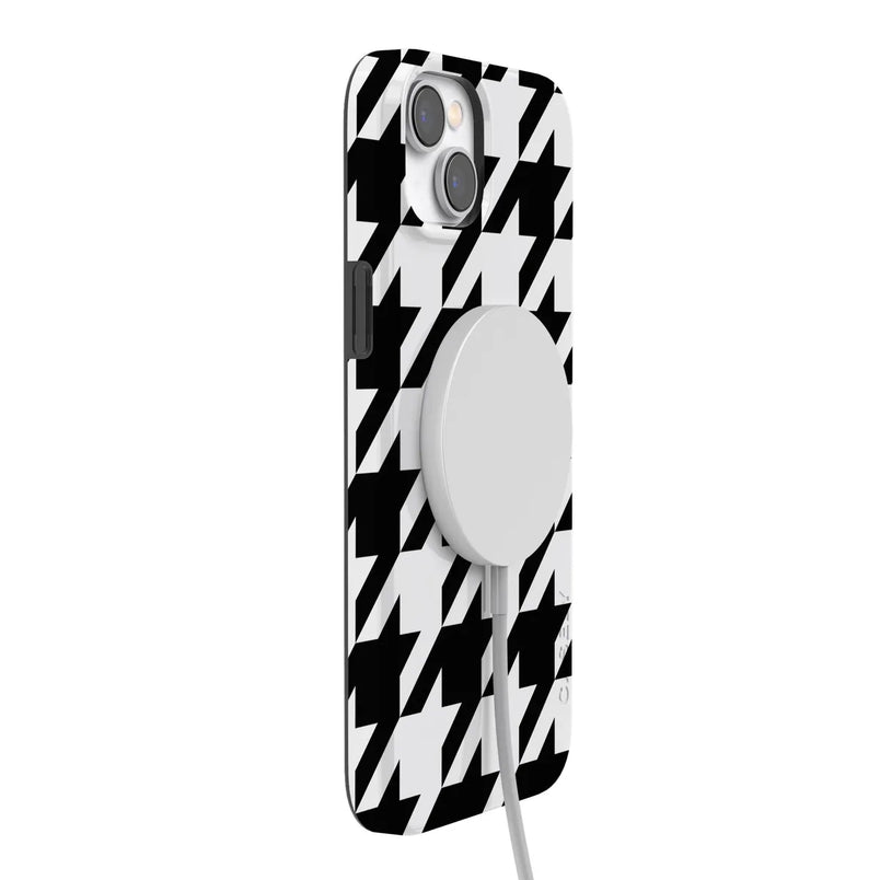 Houndstooth | High Contrast Design Case Phone Case Casetry 