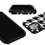 Houndstooth | High Contrast Design Case Phone Case Casetry 