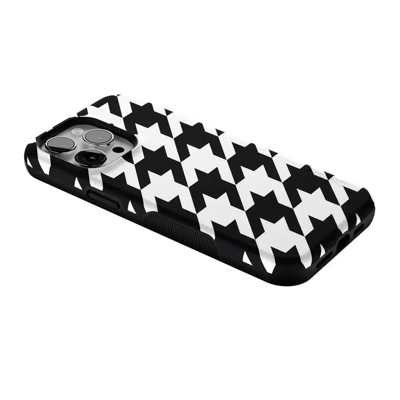 Houndstooth | High Contrast Design Case Phone Case Casetry 