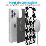 Houndstooth | High Contrast Design Case Phone Case Casetry 