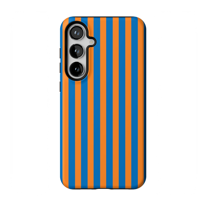 Go New York | Blue & Orange Stripes Case - Galaxy S24 Plus