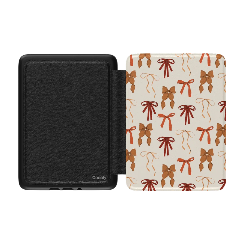 Fall Girlie Pumpkin Spice Bows Kindle Case | Casely