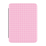 Sweet Jam | Light Pink Gingham Kindle Case