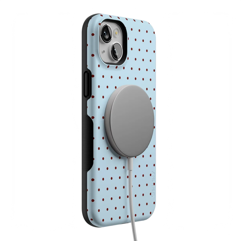 On the Dot | Blue Polka Dot Case