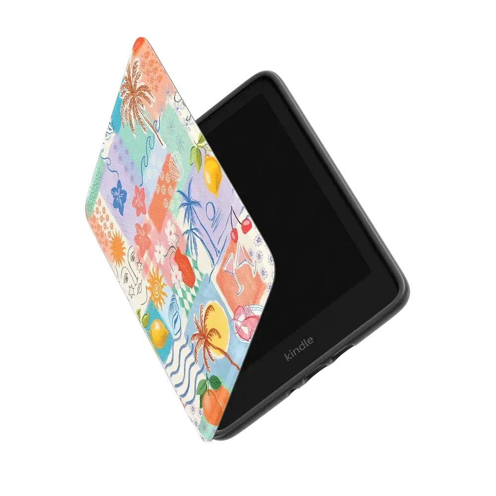 Tropical Heat Beachy Collage Kindle Case - Thumbnail 5
