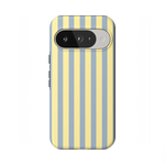 Coastline Stripes | Blue & Yellow Case - Google Pixel 10