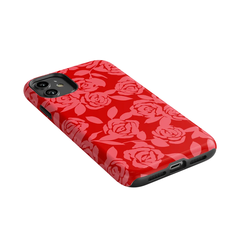 Final Rose | Red & Pink Floral Case