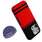 Storm Warning | Black & Red Stripes Case