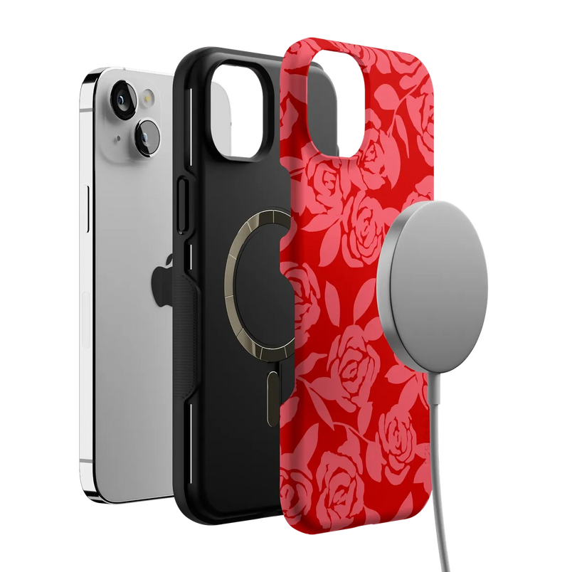 Final Rose | Red & Pink Floral Case