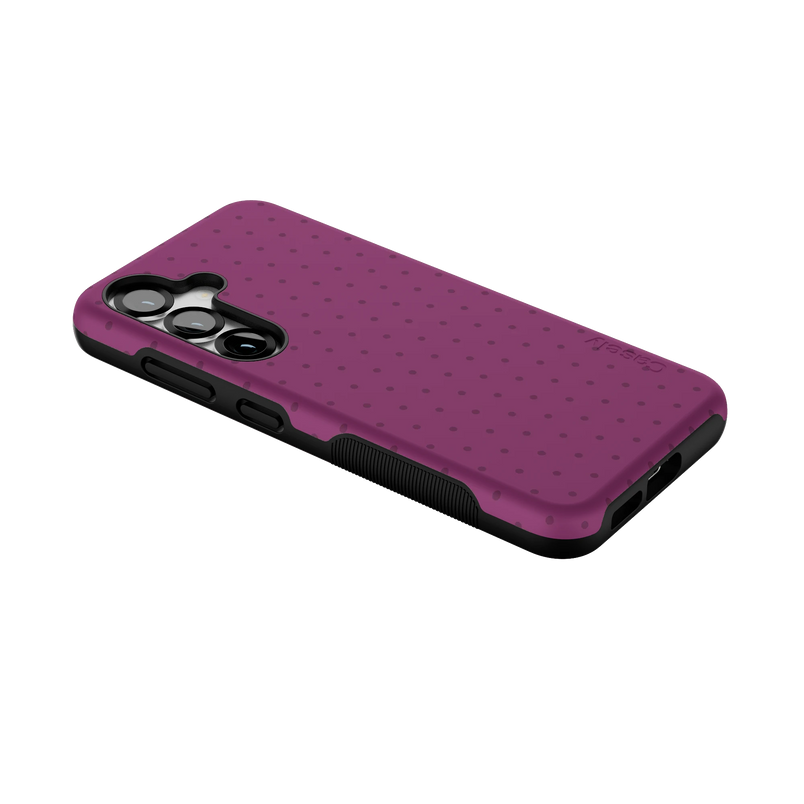 On the Dot | Plum Polka Dot Case