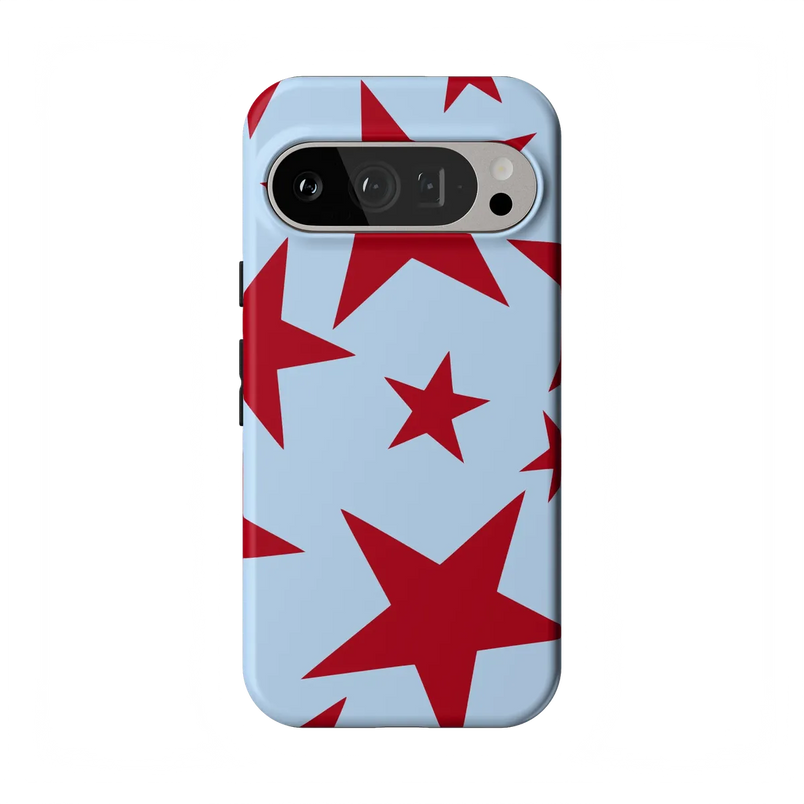 Stars Align | Blue & Red Stars Case - Google Pixel 9 Pro