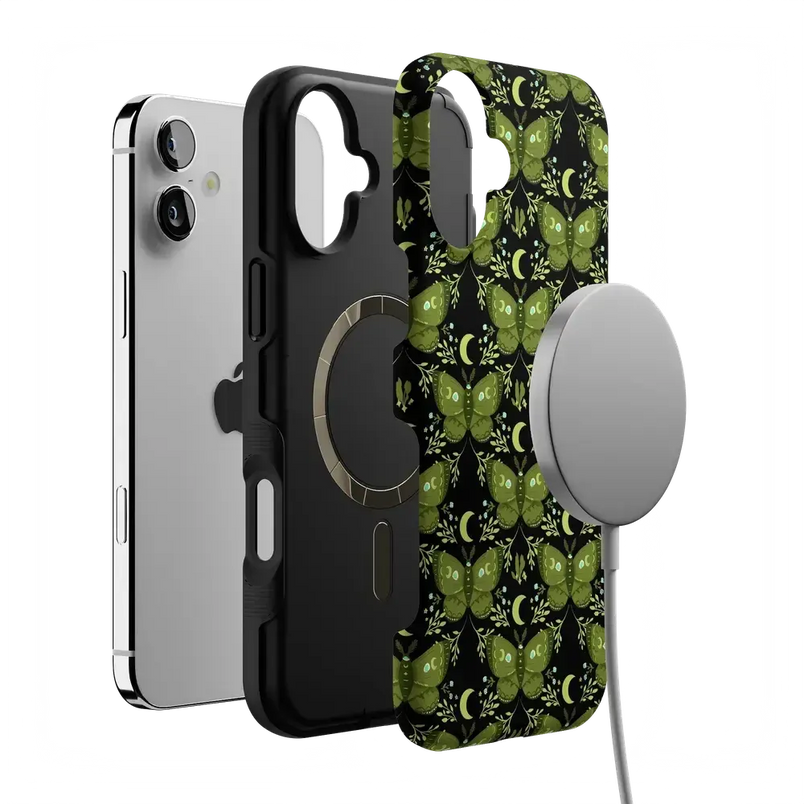 Mystic Moths | Green Twilight Case