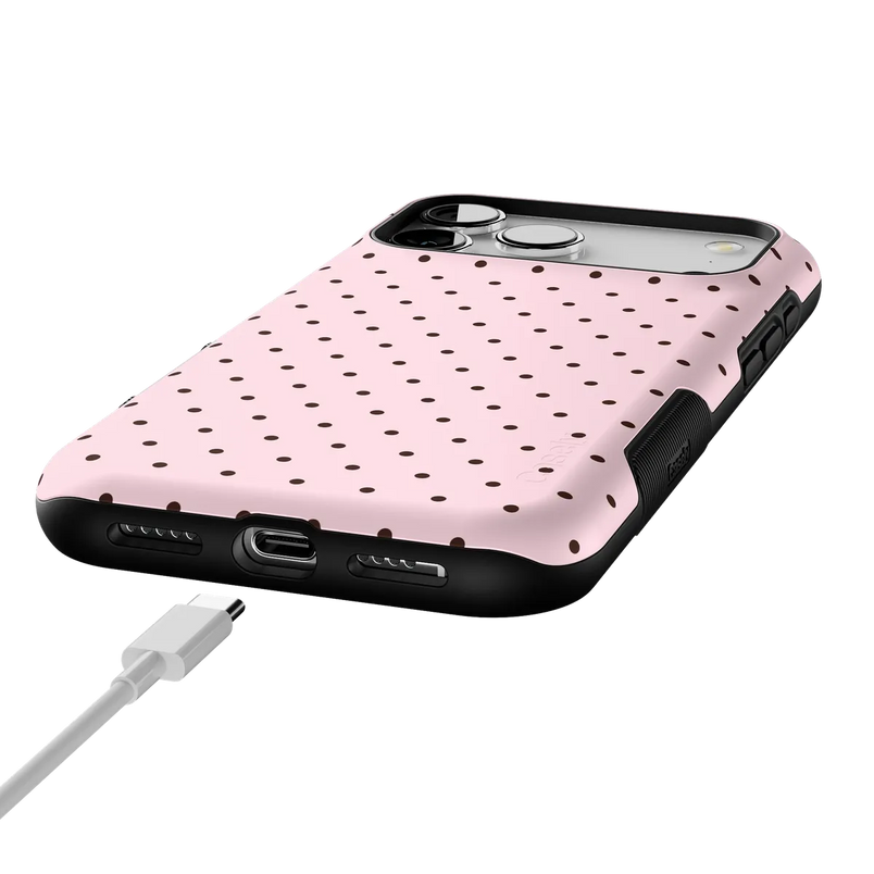 On the Dot | Pink Polka Dot Case
