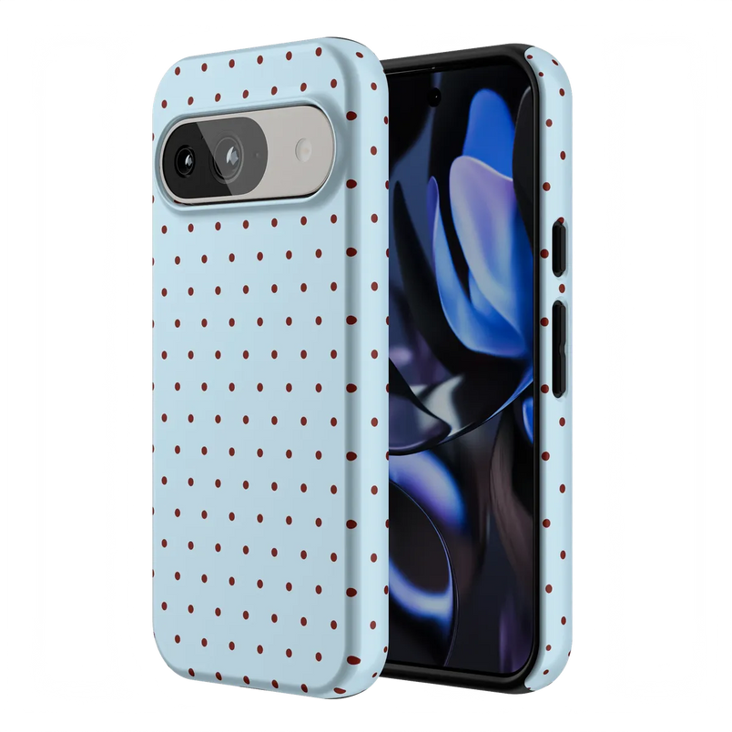 On the Dot | Blue Polka Dot Case