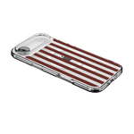 Sunday in Brooklyn | Burgundy Stripes Case