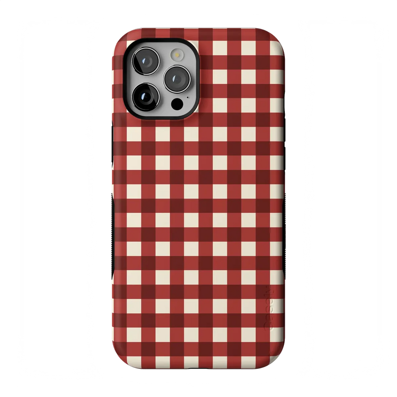 Checked Twice | Red Plaid Case