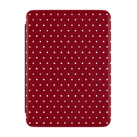 On the Dot | Maroon Polka Dot Kindle Case | Casely