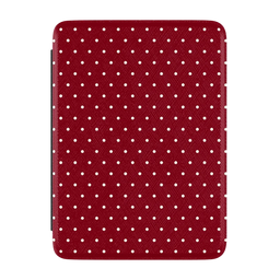On the Dot | Maroon Polka Dot Kindle Case | Casely