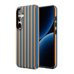 Go New York | Blue & Orange Stripes Case