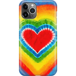 I Heart Tie Dye | Rainbow Heart Case iPhone Case get.casely Classic iPhone 11 Pro Max 