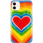 I Heart Tie Dye | Rainbow Heart Case iPhone Case get.casely Classic iPhone 11 