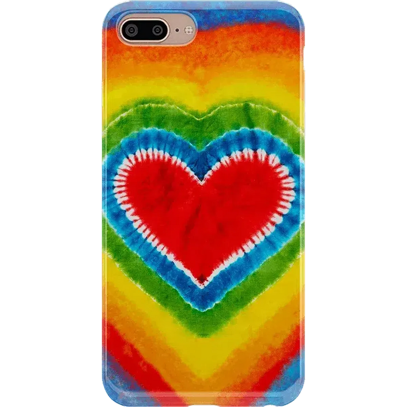 I Heart Tie Dye | Rainbow Heart Case iPhone Case get.casely Classic iPhone 6/7/8 Plus 