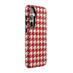 Scarlet Stitch | Red Houndstooth Case