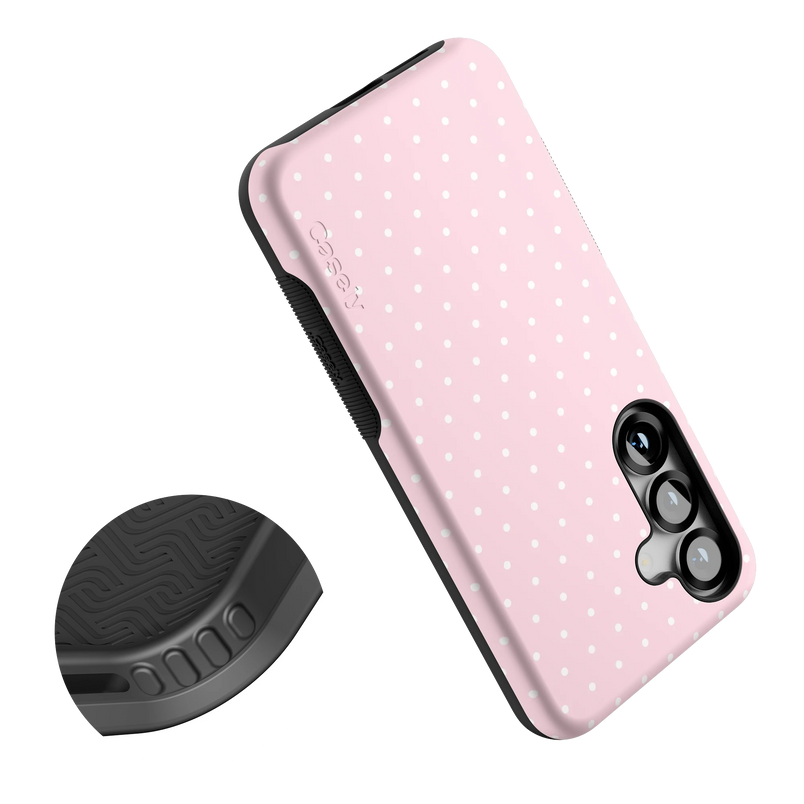 On the Dot | Pink & White Polka Dot Case