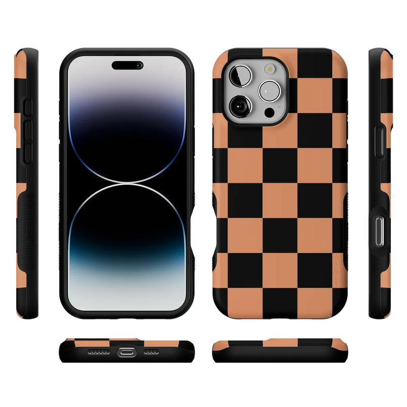 Fit Check | Black & Brown Checkerboard Case