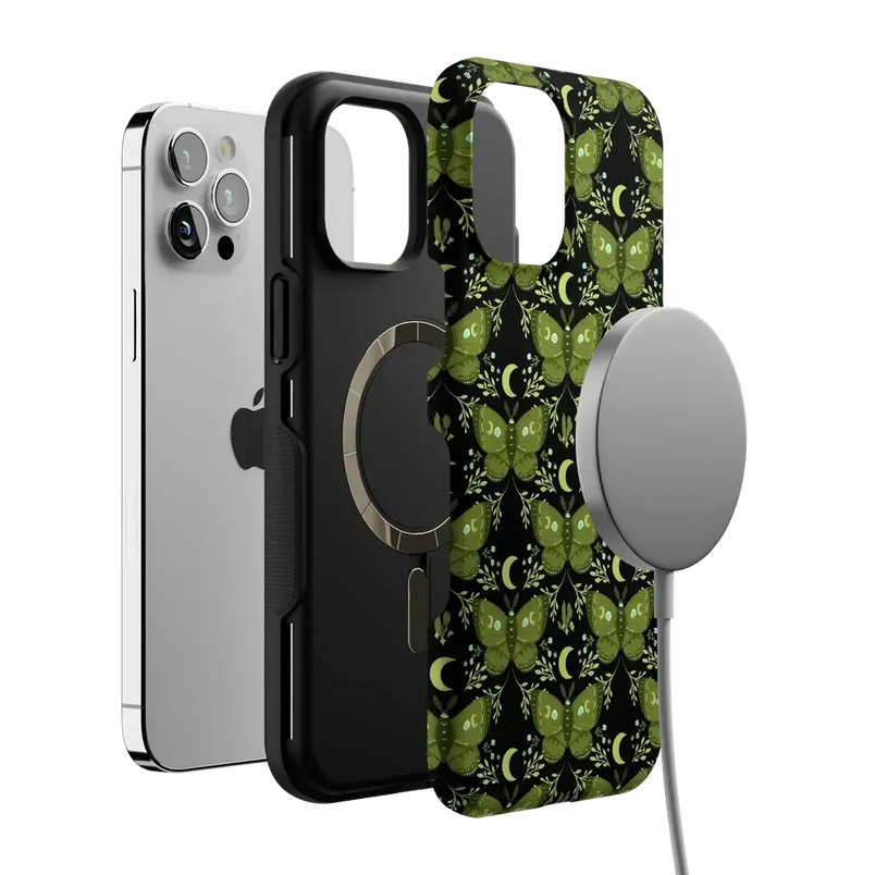 Mystic Moths | Green Twilight Case