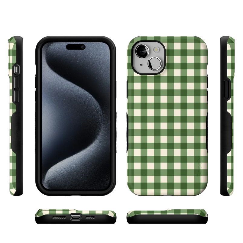 Checked Twice | Green Plaid Case