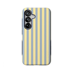 Coastline Stripes | Blue & Yellow Case - Galaxy S25