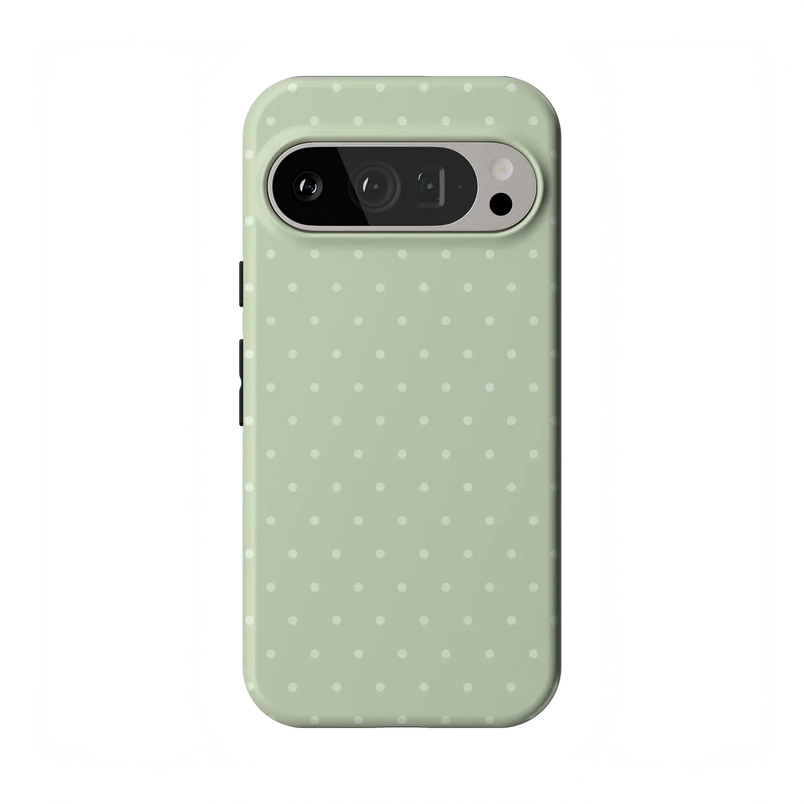 On the Dot | Green Polka Dot Case
