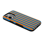 Go New York | Blue & Orange Stripes Case