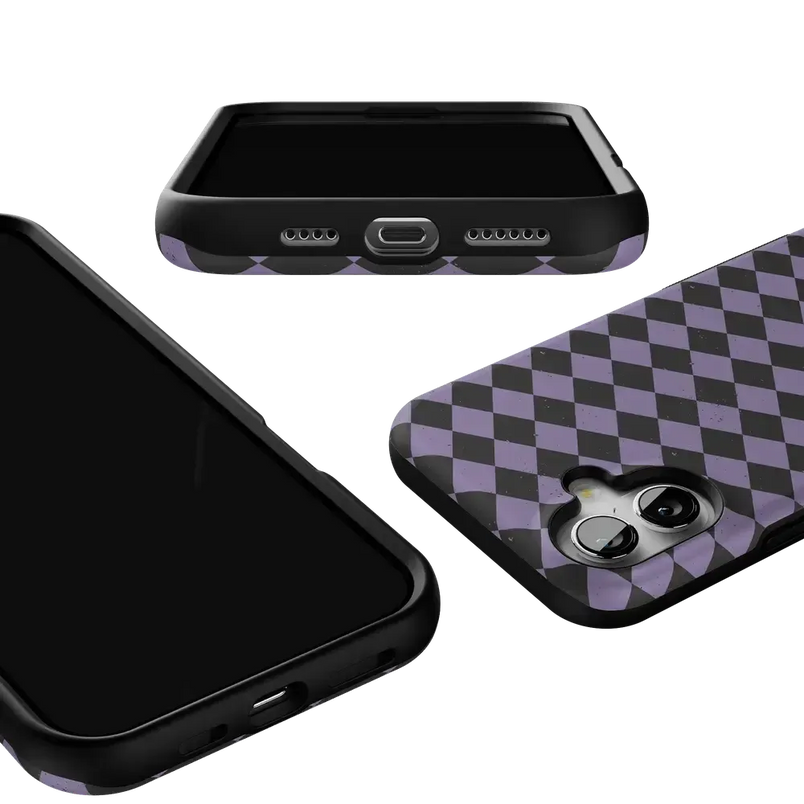 Midnight Hex | Purple Checkered Case