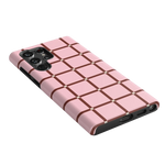 Uptown Gridlock | Pink Checkerboard Case