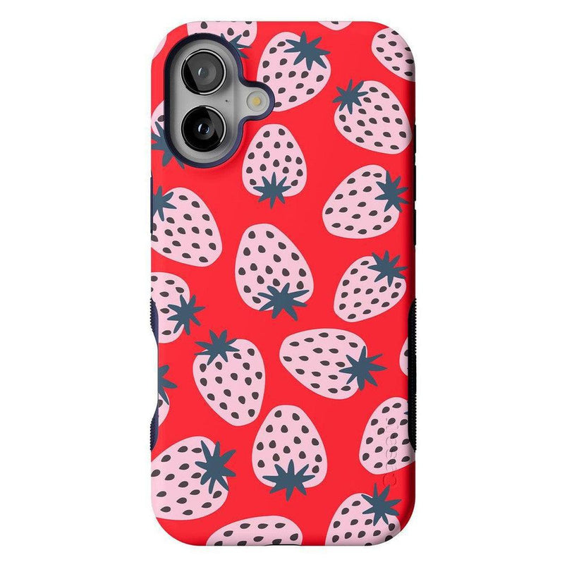 I'd Pick You | Red Strawberry Case iPhone Case get.casely Bold + MagSafe® iPhone 16 Plus