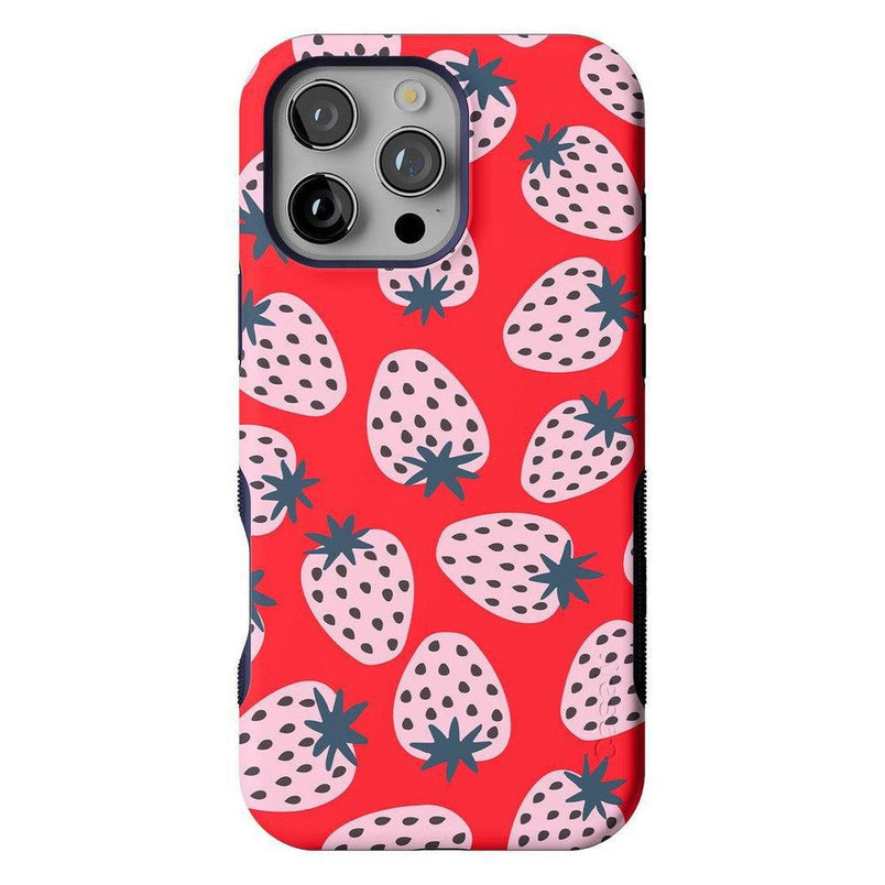 I'd Pick You | Red Strawberry Case iPhone Case get.casely Bold + MagSafe® iPhone 16 Pro Max