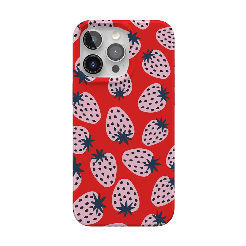 I'd Pick You | Red Strawberry Case iPhone Case get.casely Classic + MagSafe® iPhone 15 Pro Max 