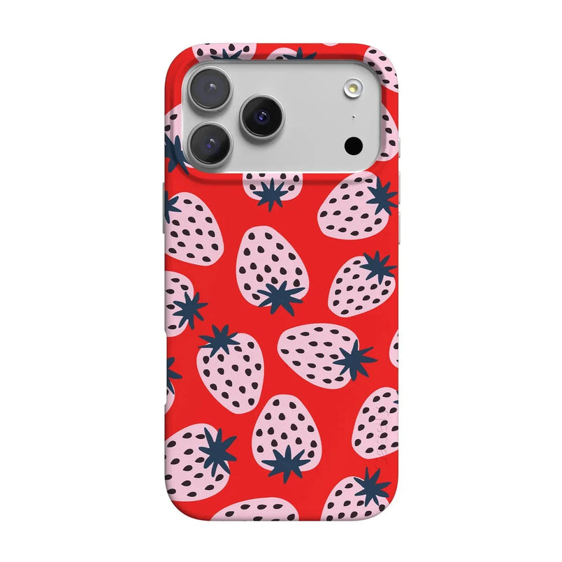 I'd Pick You | Red Strawberry Case iPhone Case get.casely Classic + MagSafe® iPhone 17 Pro Max 